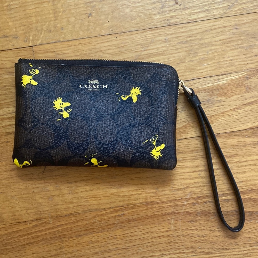 Coach x Peanuts wristlet